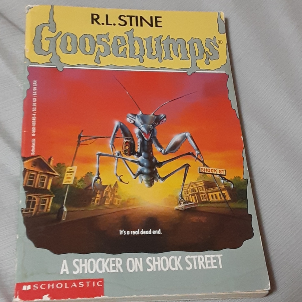 Goosebumps retro books